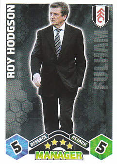 Roy Hodgson Fulham 2009/10 Topps Match Attax Manager #435